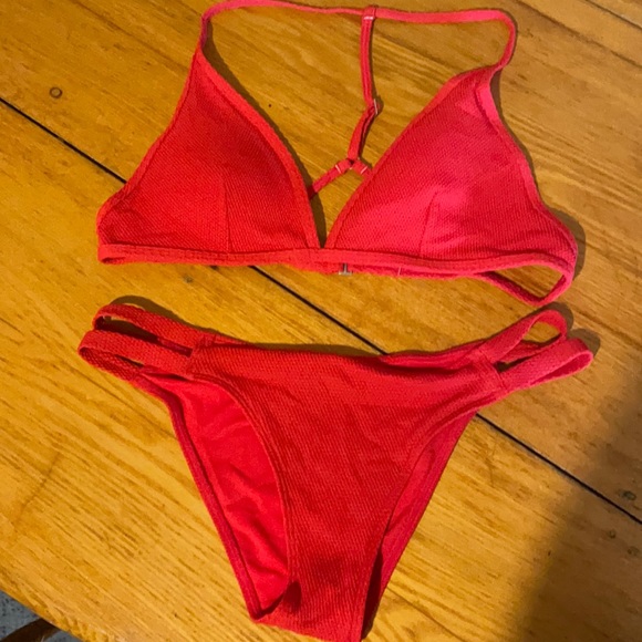Abercrombie & Fitch Swim Abercrombie Fitch Red Bikini Medium Poshmark